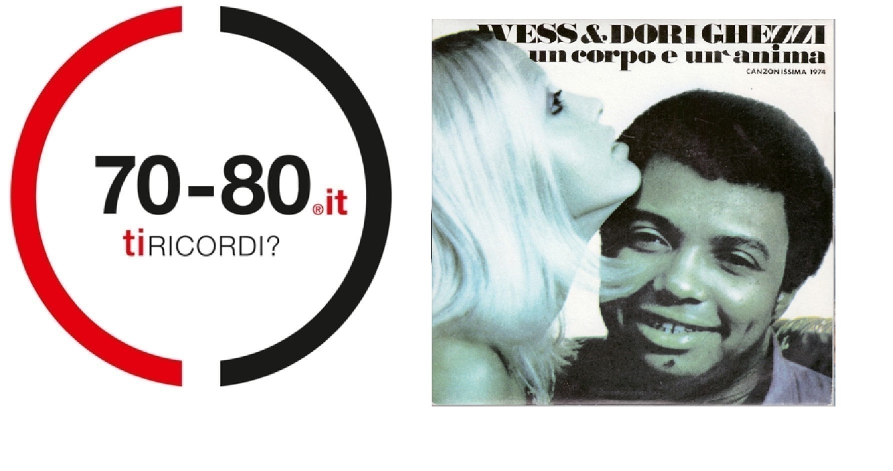 1975. Wess e Dori Ghezzi con Un corpo e un’anima vincono Canzonissima ma non vanno in onda. La 1975. Wess e Dori Ghezzi con Un corpo e un’anima vincono Canzonissima ma non vanno in onda. La