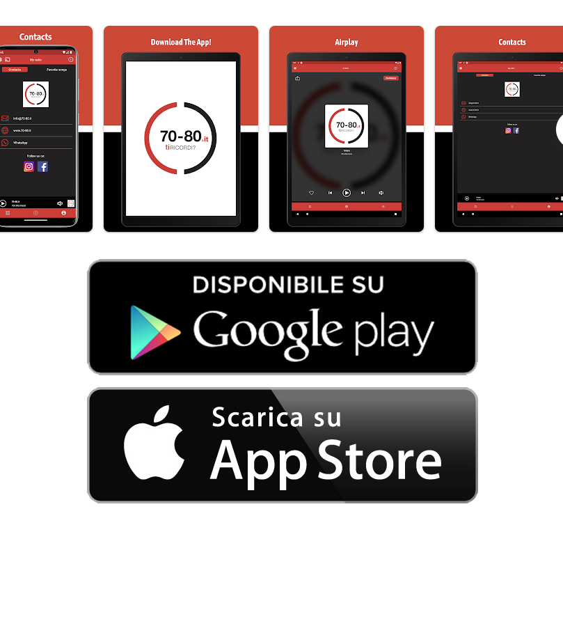 App 70-80.it Android iOS 2024 App 70-80.it Android iOS 2024